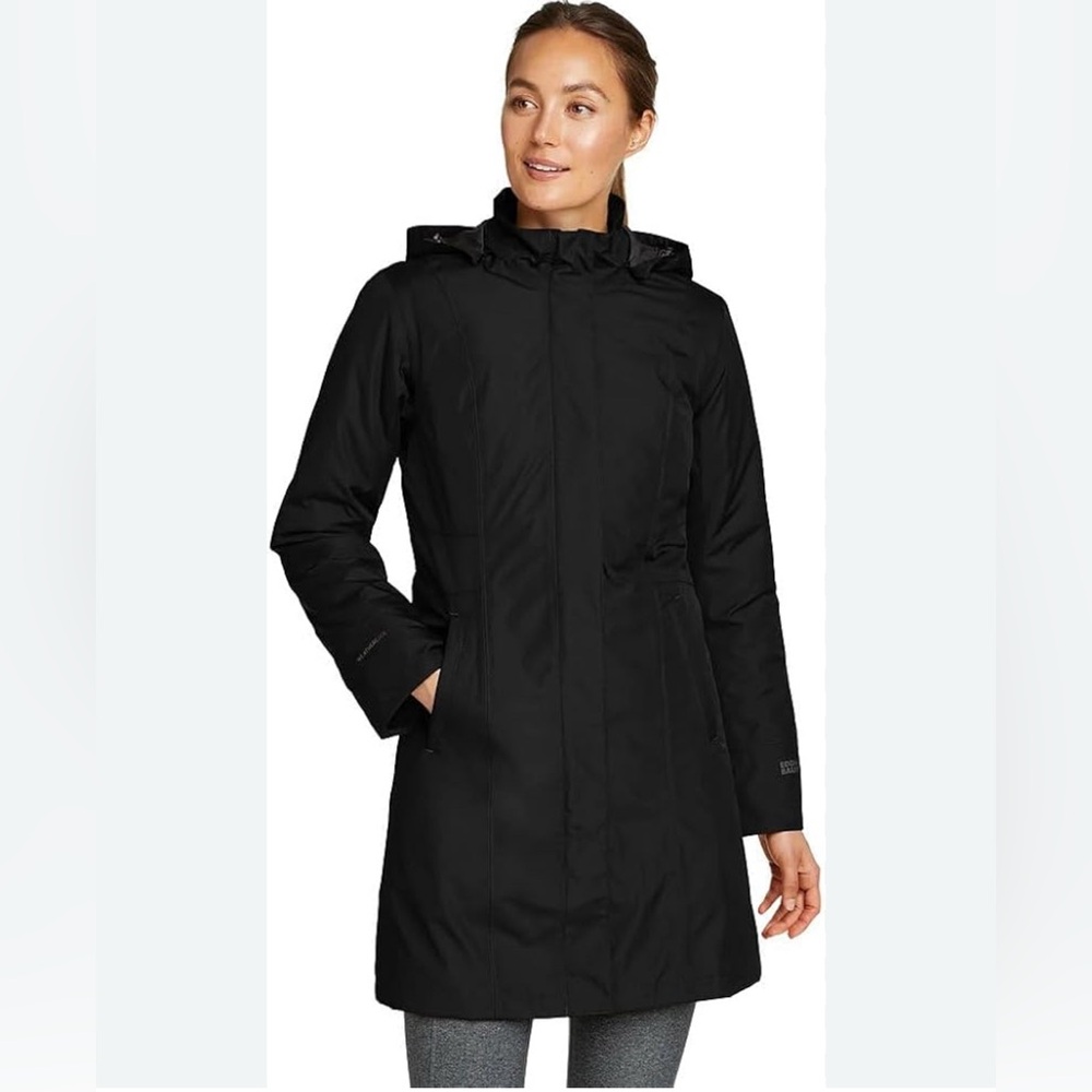 Eddie Bauer Girl on the Go Trench Coat Sz Small EUC